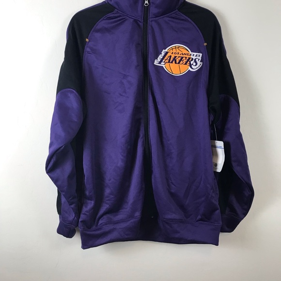 LA LAKERS track Jacket sz M - Picture 4 of 6